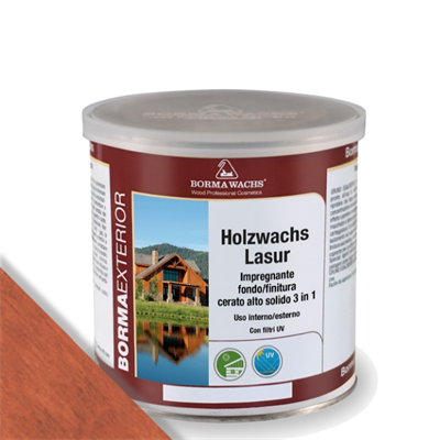 HOLZWACHS LASUR FONDO/FINITURA MOGANO ML.750